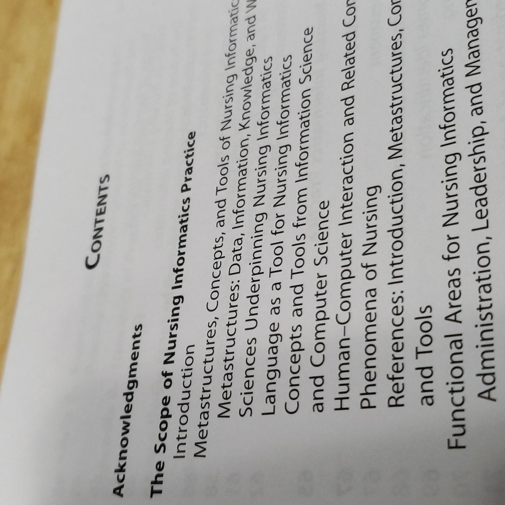 Nursing Informatics handbook - Picture 4 of 4